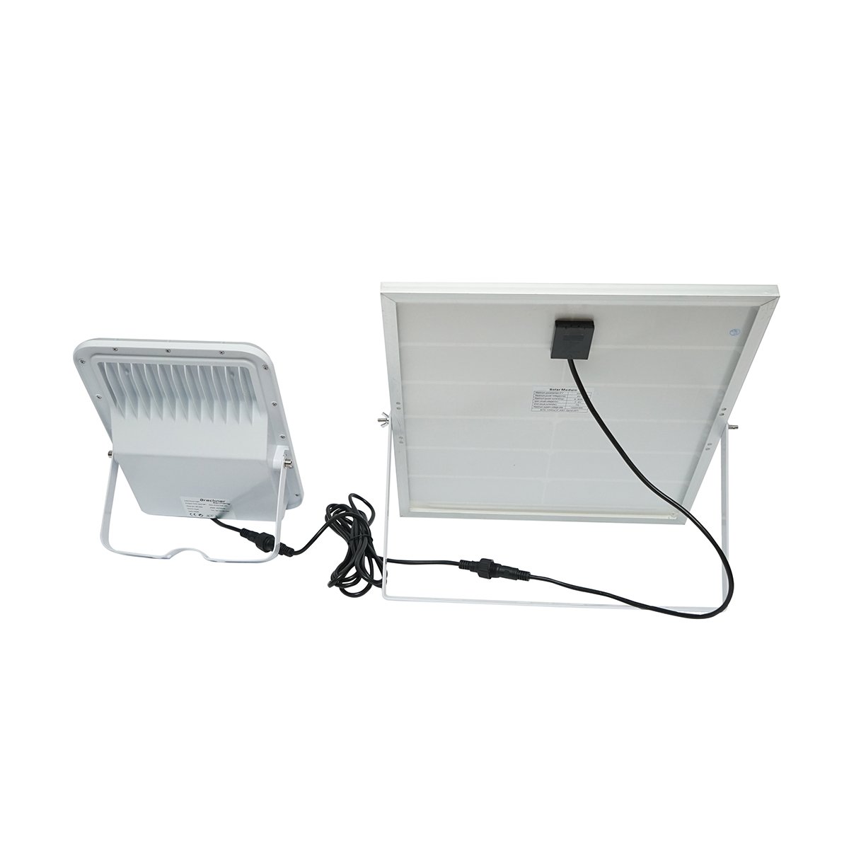 Proiector LED 20W cu panou solar 35W telecomanda, baterie 3,2V/30Ah Breckner Germany